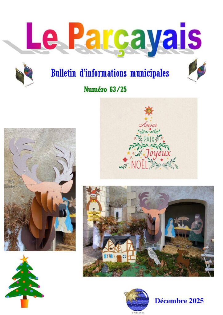 Couverture de Bulletin municipal fin d&rsquo;année 2025