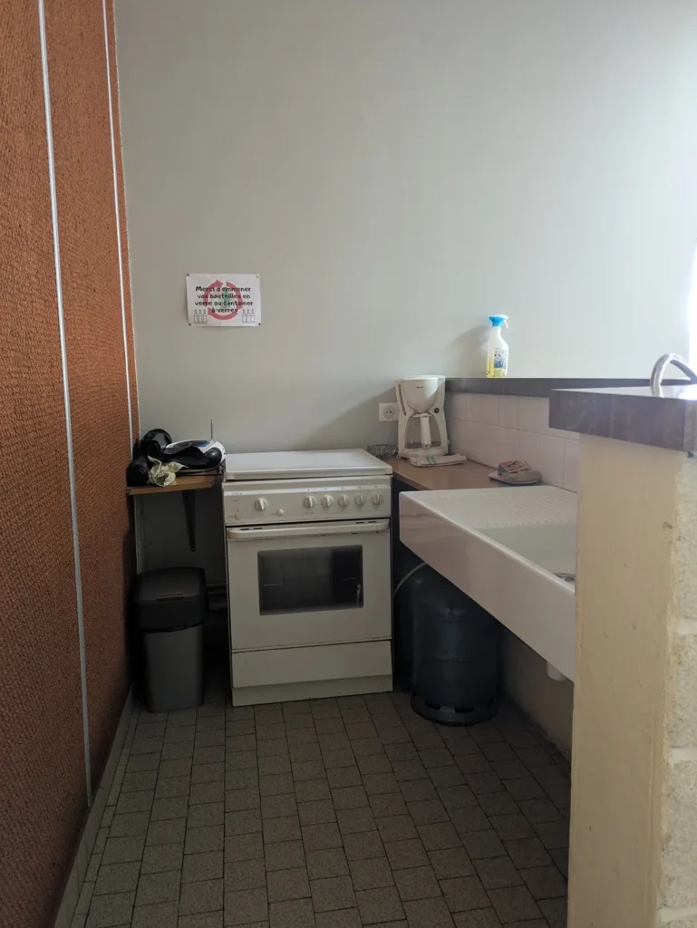 Coin bar de la petite salle communale